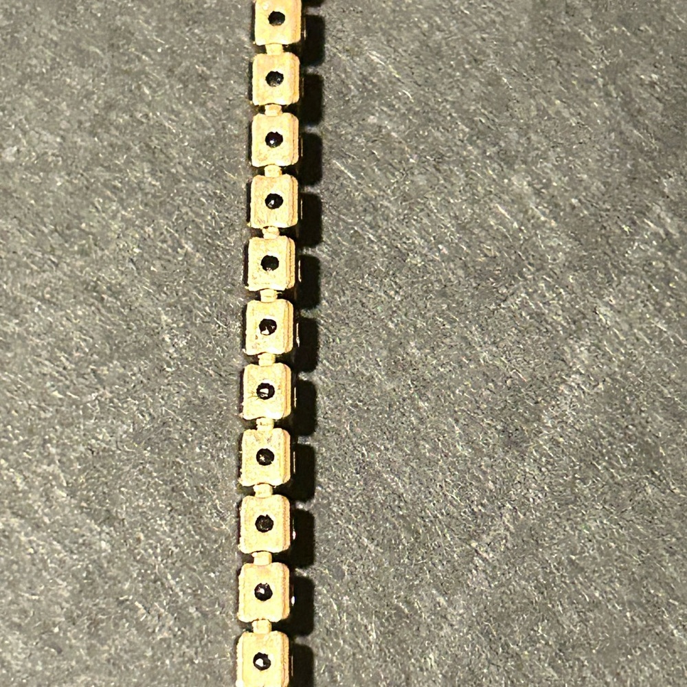 Gold plated with Pink Crystals Ankle /bracelet Bracelet - Picture 3 of 5